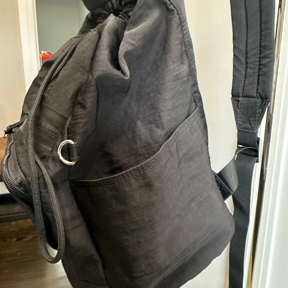 EUC C&C California Stylish Black Backpack with Logo Detail - Picture 5 of 7